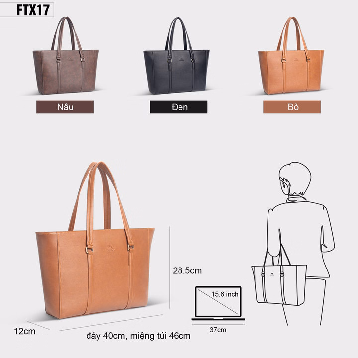 Túi Xách Nữ Công Sở Cao Cấp Fadoda Ftx17 - Ảnh 7