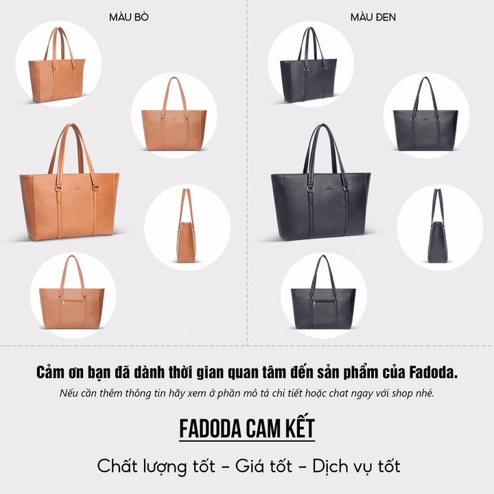 Túi Xách Nữ Công Sở Cao Cấp Fadoda Ftx17 - Ảnh 5