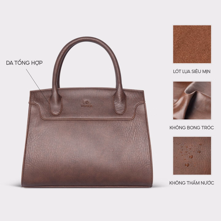 Túi Xách Nữ Cầm Tay Cao Cấp Fadoda Ftx9 Nhiều Màu - Ảnh 3
