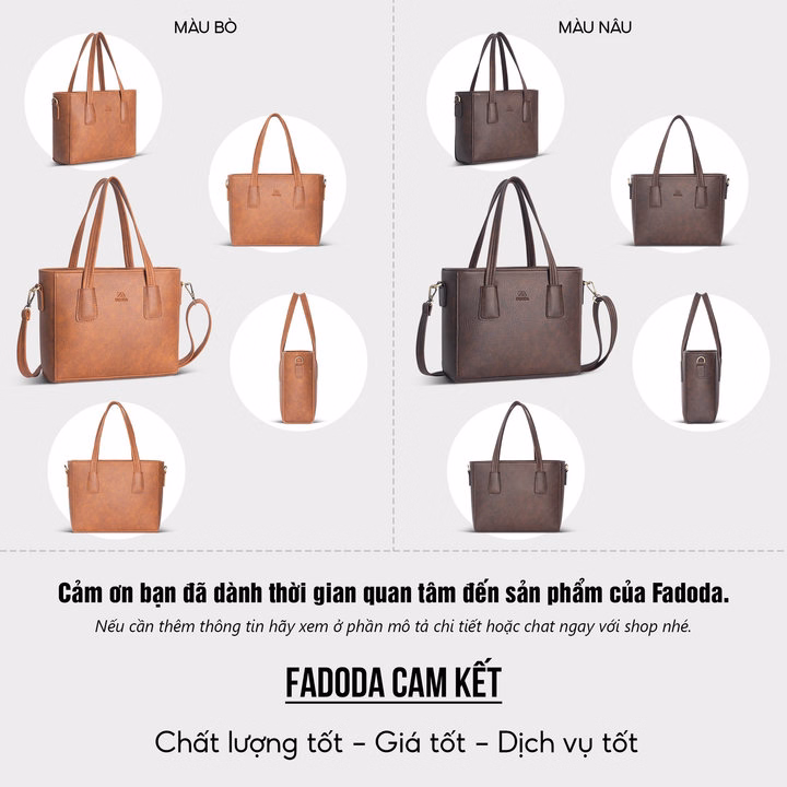 Túi Xách Nữ Đeo Chéo Ftx11 Cỡ Trung-Fadoda - Ảnh 15
