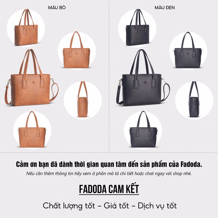 Túi Xách Nữ Đeo Chéo Ftx11 Cỡ Trung-Fadoda - Ảnh 5
