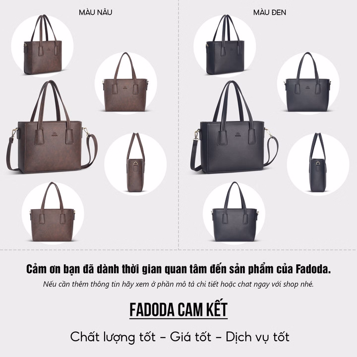 Túi Xách Nữ Đeo Chéo Ftx11 Cỡ Trung-Fadoda - Ảnh 10