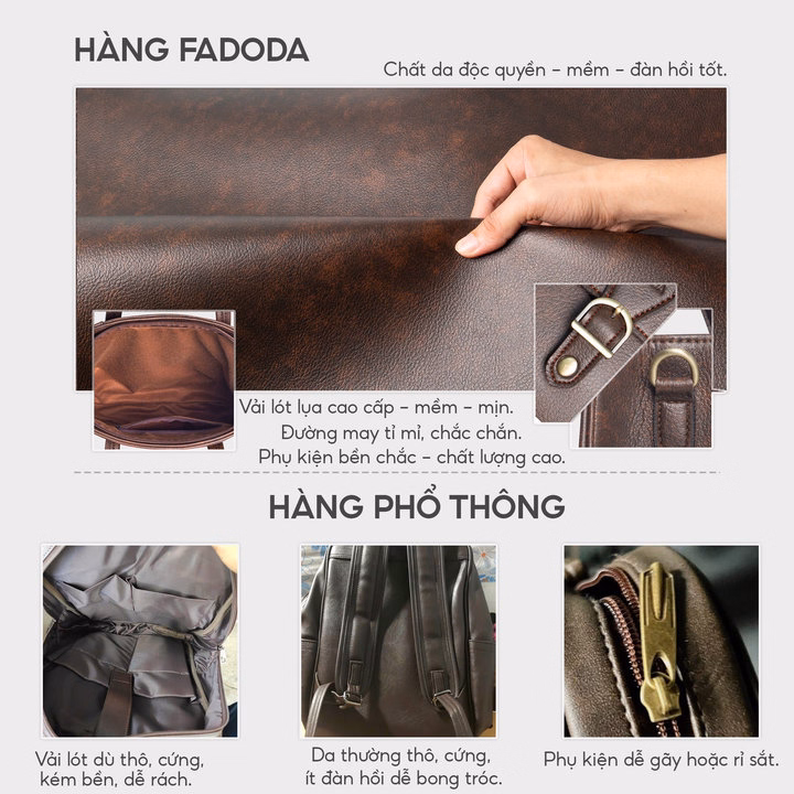 Túi Xách Nữ Thời Trang Đa Năng Ftx3 - Fadoda - Ảnh 5