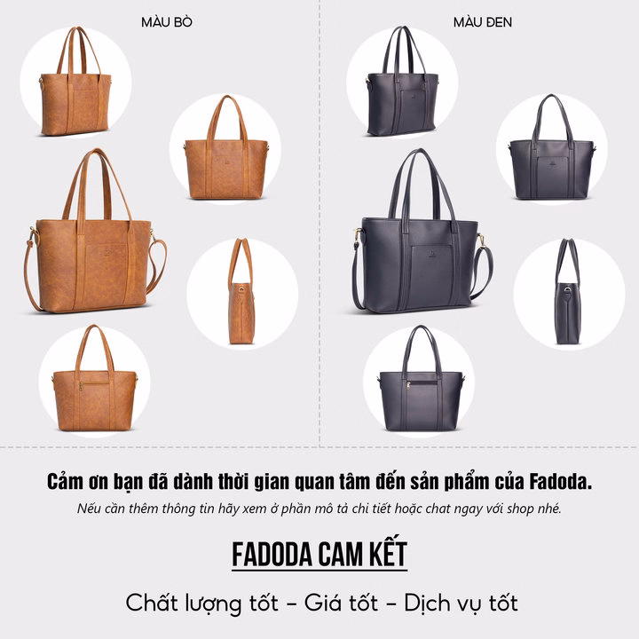 Túi Xách Nữ Thời Trang Đa Năng Ftx3 - Fadoda - Ảnh 6