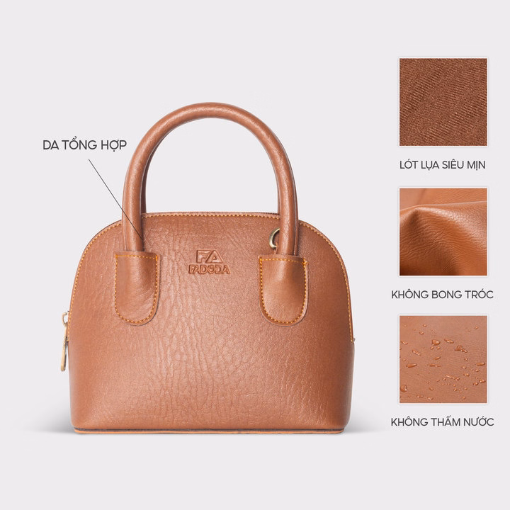 Túi Xách Hến Nữ Mini Đeo Chéo Fadoda Fn48 - Ảnh 13