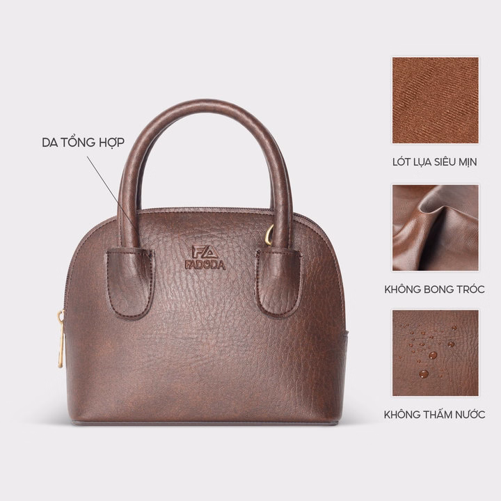 Túi Xách Hến Nữ Mini Đeo Chéo Fadoda Fn48 - Ảnh 3