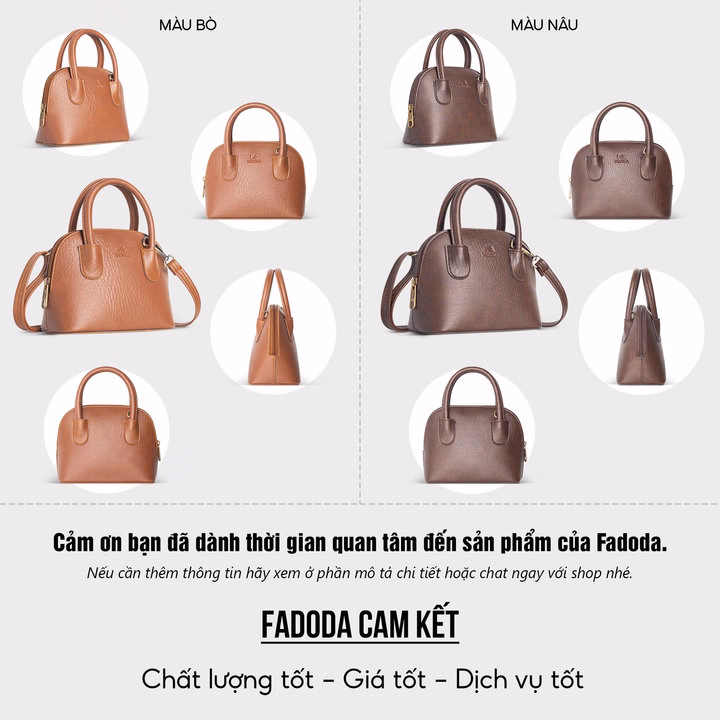 Túi Xách Hến Nữ Mini Đeo Chéo Fadoda Fn48 - Ảnh 10
