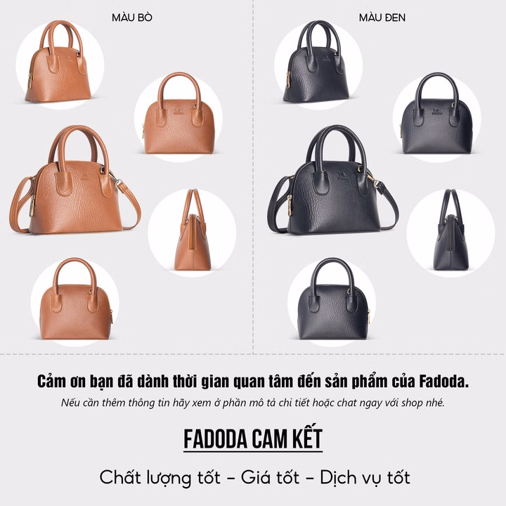Túi Xách Hến Nữ Mini Đeo Chéo Fadoda Fn48 - Ảnh 5