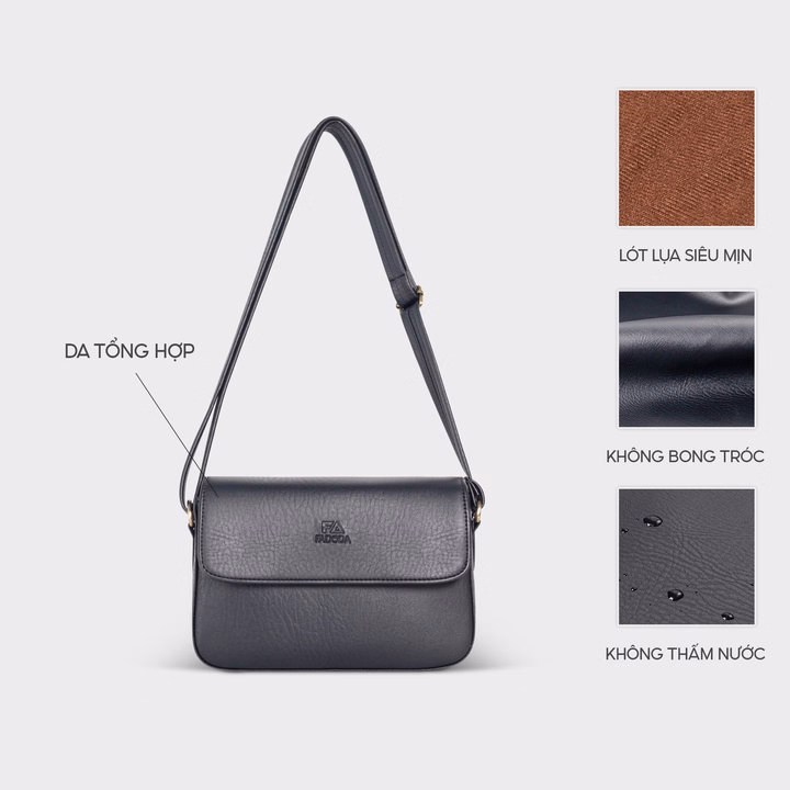 Túi Đeo Chéo Nữ Dáng Hộp Fadoda Fn49 - Ảnh 8