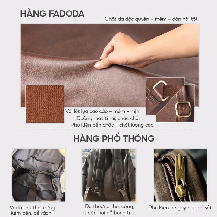 Túi Đeo Chéo Nữ Dáng Hộp Fadoda Fn49 - Ảnh 18