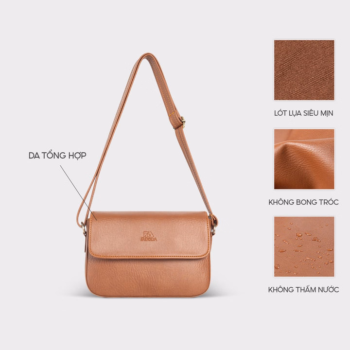 Túi Đeo Chéo Nữ Dáng Hộp Fadoda Fn49 - Ảnh 13
