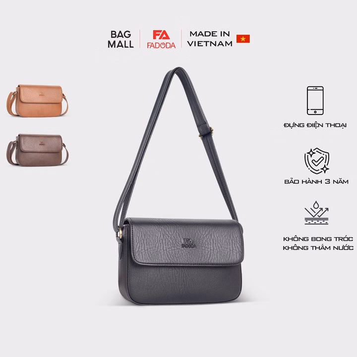 Túi Đeo Chéo Nữ Dáng Hộp Fadoda Fn49 - Ảnh 6