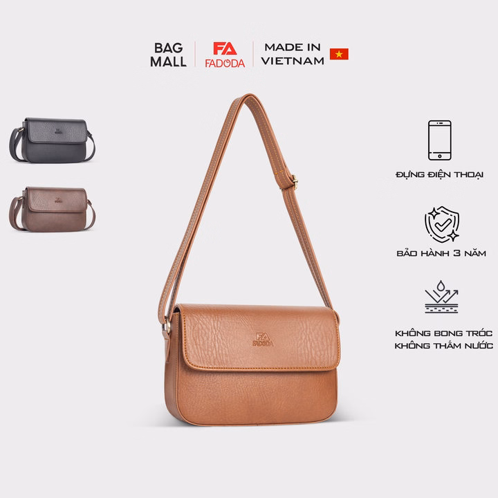 Túi Đeo Chéo Nữ Dáng Hộp Fadoda Fn49 - Ảnh 11