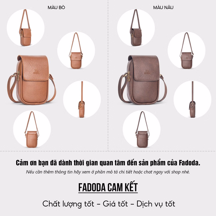 Túi Đeo Chéo Nữ Mini Thời Trang Fn45 - Fadoda - Ảnh 10