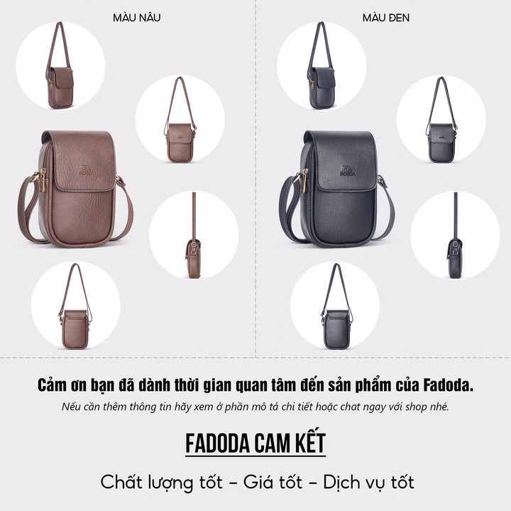 Túi Đeo Chéo Nữ Mini Thời Trang Fn45 - Fadoda - Ảnh 15