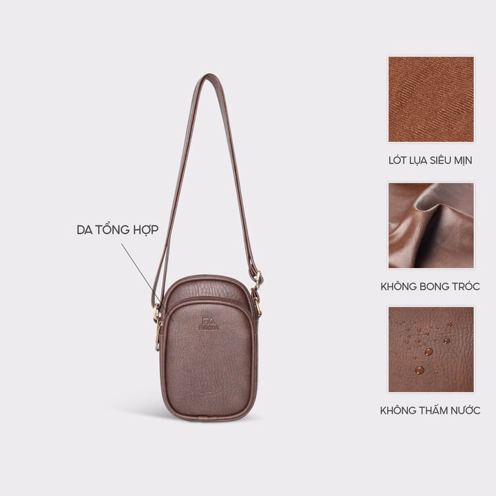 Túi Đeo Chéo Nữ Mini Đựng Điện Thoại Fadoda Fn37 - Ảnh 4