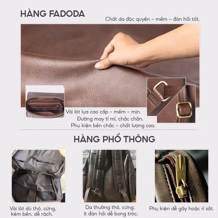 Túi Đeo Chéo Nữ Cỡ Lớn Fadoda Fn26 Nhiều Màu - Ảnh 6