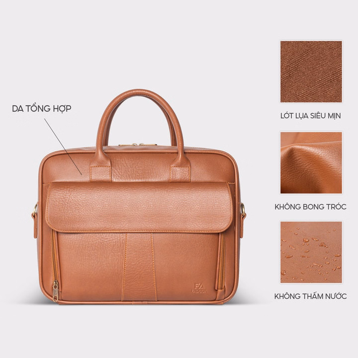 Cặp Xách Da Công Sở Văn Phòng Fcd302 - Fadoda - Ảnh 8