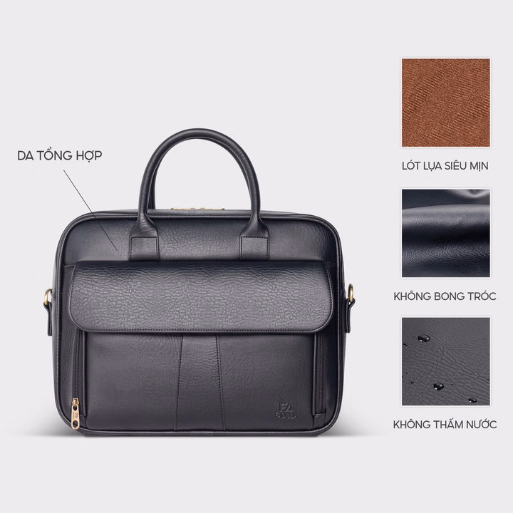 Cặp Xách Da Công Sở Văn Phòng Fcd302 - Fadoda - Ảnh 13