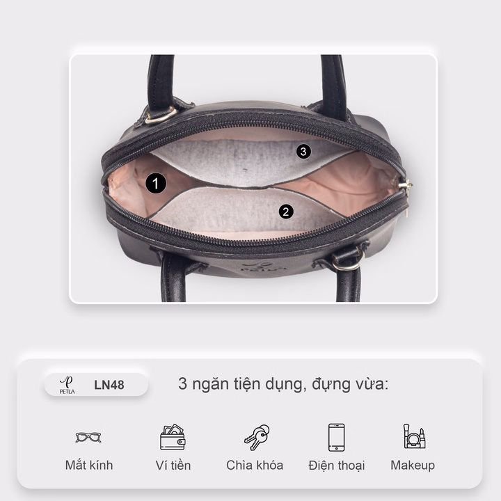 Túi Hến Xách Tay Thời Trang Petla Ln48 - Ảnh 16