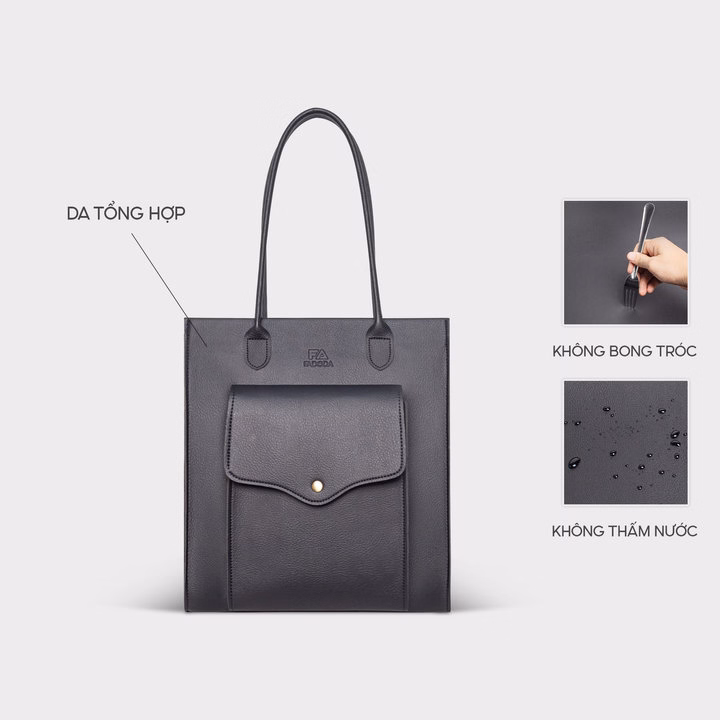 Túi Xách Nữ Đeo Vai Thời Trang Dáng Đứng Fadoda Ftx25 - Ảnh 3