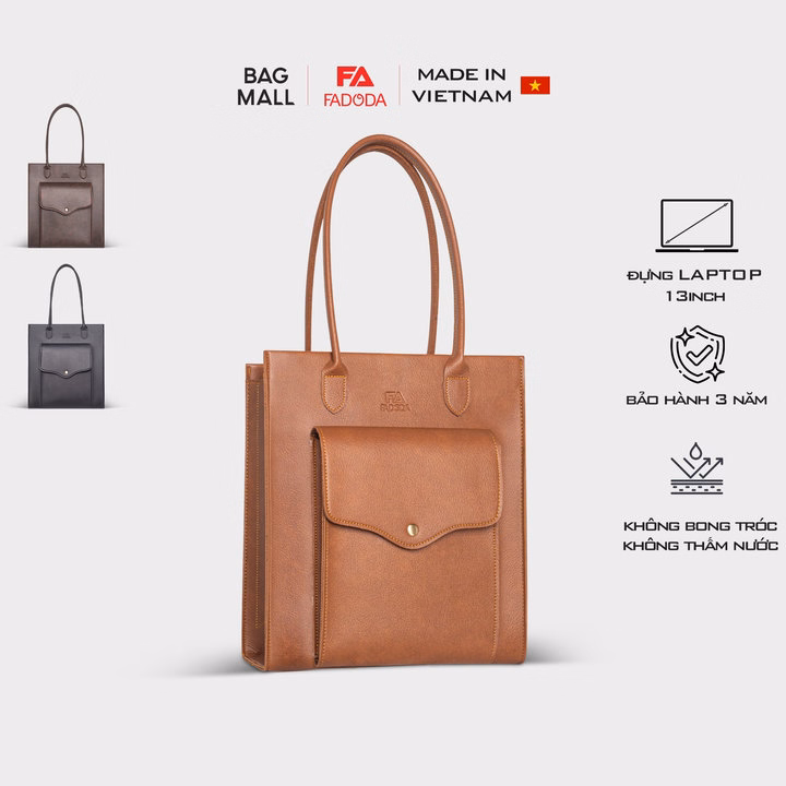 Túi Xách Nữ Đeo Vai Thời Trang Dáng Đứng Fadoda Ftx25 - Ảnh 7