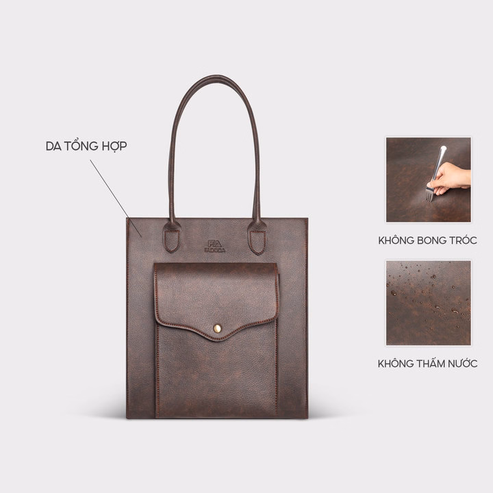 Túi Xách Nữ Đeo Vai Thời Trang Dáng Đứng Fadoda Ftx25 - Ảnh 15