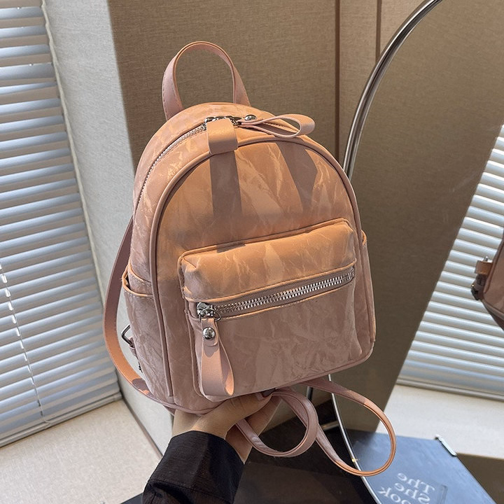 Balo Nữ Đẹp, Balo Da Nhung Mềm Siêu Xinh Phong Cách Hàn Quốc 108 - Larita Fashion - Ảnh 12