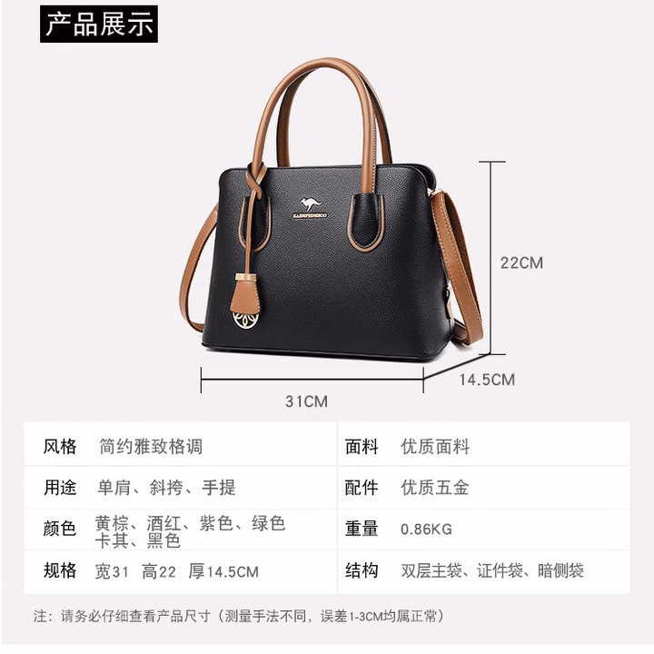 Túi Xách Nữ Đeo Vai Cao Cấp Phong Cách Hiện Đại Âu Mỹ Tvnn483 - Ảnh 14