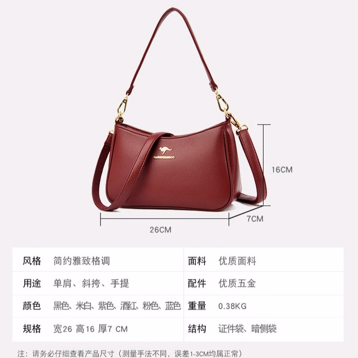 Túi Xách Nữ Đeo Vai Cao Cấp Phong Cách Hiện Đại Âu Mỹ Tvnn490 - Ảnh 16