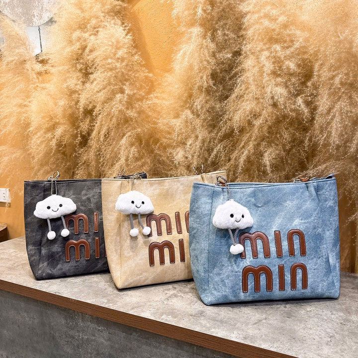 Túi Xách Nữ Đeo Vai Minmin Phong Cách Vintage Kèm Móc Khóa Mây Wh754 - Winnie House - Ảnh 14