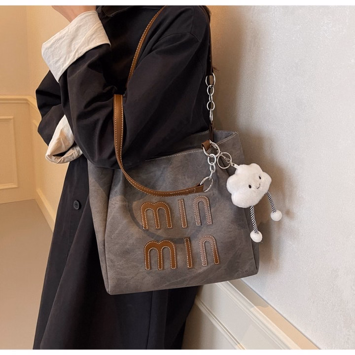 Túi Xách Nữ Đeo Vai Minmin Phong Cách Vintage Kèm Móc Khóa Mây Wh754 - Winnie House - Ảnh 7