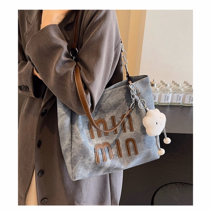 Túi Xách Nữ Đeo Vai Minmin Phong Cách Vintage Kèm Móc Khóa Mây Wh754 - Winnie House - Ảnh 12