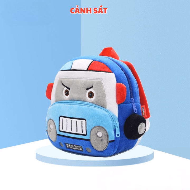 Balo Đi Học Cho Bé Mẫu Giáo Được Thêu Hoạt Hình 3D, Siêu Nhẹ, Chống Thấm Nước, Quai Đeo Bản Rộng Ch177 - Bh Kids - Ảnh 9