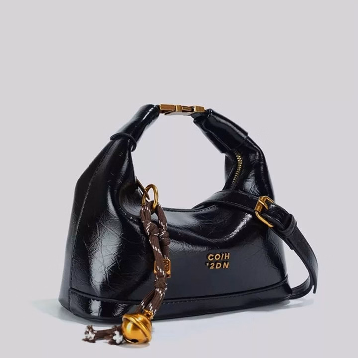 Túi Xách Nữ Dáng Bầu Kèm Chuông – Đẳng Cấp Sang Trọng, Cầm Là Thích, Đeo Là Mê Pp760 - Pipi Store - Ảnh 2