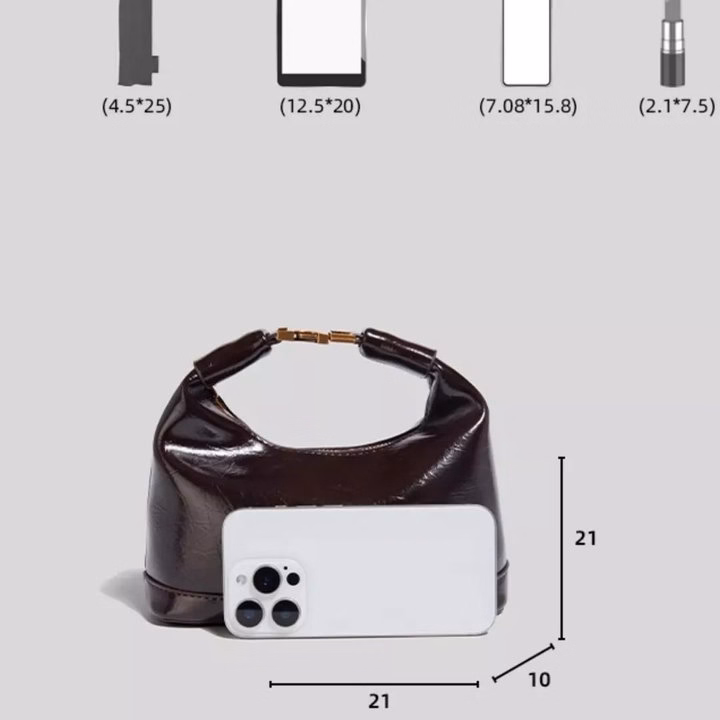 Túi Xách Nữ Dáng Bầu Kèm Chuông – Đẳng Cấp Sang Trọng, Cầm Là Thích, Đeo Là Mê Pp760 - Pipi Store - Ảnh 9