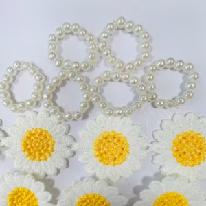 Nhẫn Ngọc Trai Nhựa Handmade Mã 01 Dành Cho Nữ