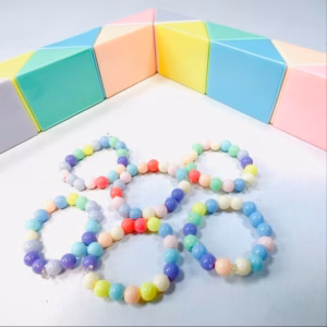 Nhẫn Handmade Ngọc Trai Nhựa Mã 03 Siêu Xinh Hạt Màu Đa Dạng