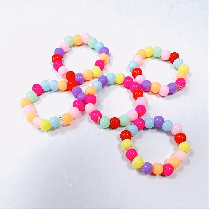 Nhẫn Handmade Ngọc Trai Nhựa Mã 02 Nhiều Màu Siêu Đẹp - Ảnh 6