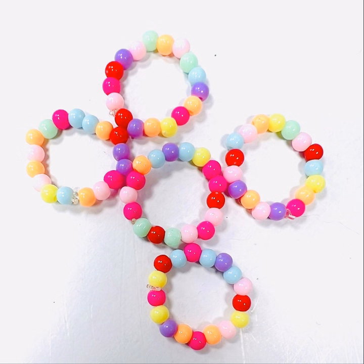 Nhẫn Handmade Ngọc Trai Nhựa Mã 02 Nhiều Màu Siêu Đẹp - Ảnh 4