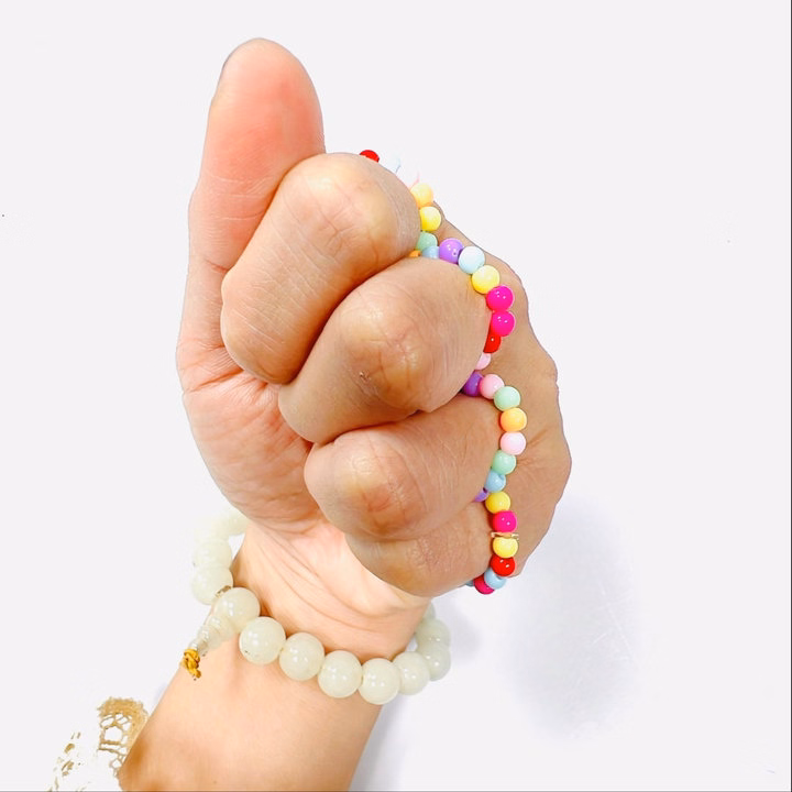 Nhẫn Handmade Ngọc Trai Nhựa Mã 02 Nhiều Màu Siêu Đẹp - Ảnh 5