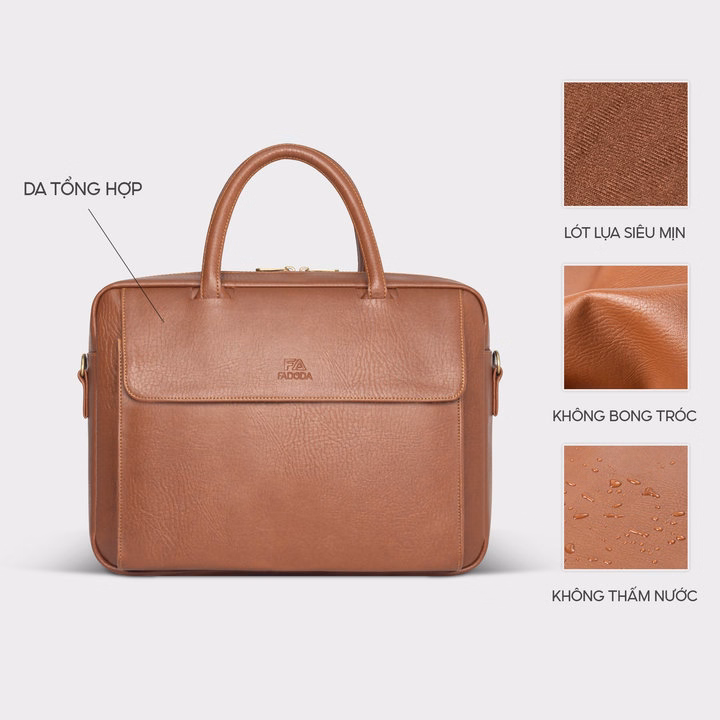 Cặp Công Sở Đựng Laptop Thanh Lịch Fadoda Fcd307 - Ảnh 9