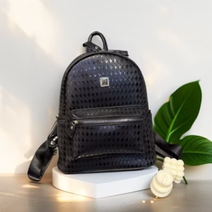 Balo Da Bóng Họa Tiết Kim Cương – Quai To Chắc Chắn, Chống Thấm, Dễ Phối Đồ Wh764 - Winnie House