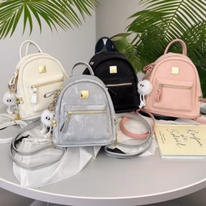 Balo Mini Da Nhung Siêu Xinh, Nhỏ Gọn, Đáng Yêu, Phối Đồ Siêu Chất Wh766, W641 - Winnie House