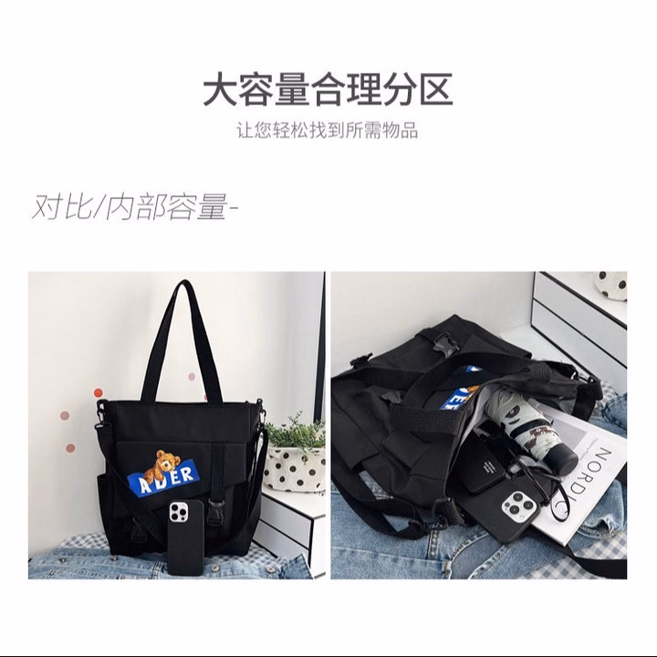 Túi Tote Đeo Chéo Unisex Phong Cách Hàn Quốc – Siêu Chất, Cực Trendy Wh772 - Winnie House - Ảnh 7