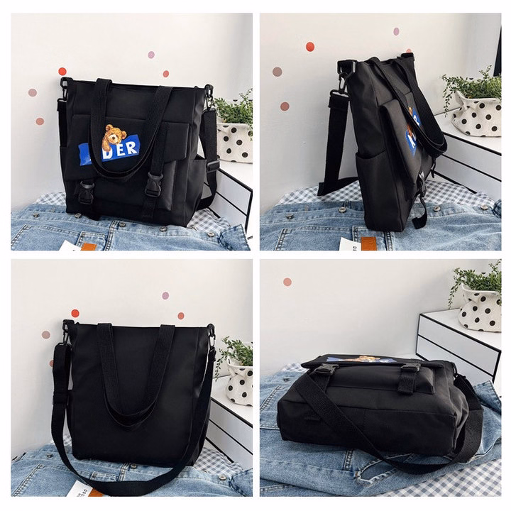 Túi Tote Đeo Chéo Unisex Phong Cách Hàn Quốc – Siêu Chất, Cực Trendy Wh772 - Winnie House - Ảnh 14