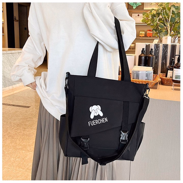 Túi Tote Đeo Chéo Unisex Phong Cách Hàn Quốc – Siêu Chất, Cực Trendy Wh772 - Winnie House - Ảnh 12