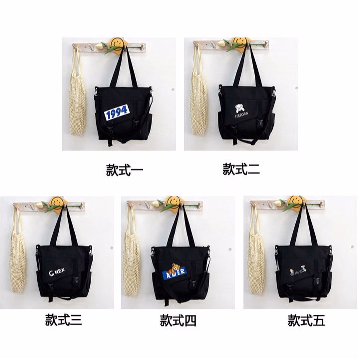 Túi Tote Đeo Chéo Unisex Phong Cách Hàn Quốc – Siêu Chất, Cực Trendy Wh772 - Winnie House - Ảnh 9