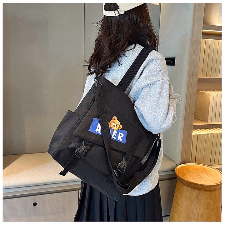 Túi Tote Đeo Chéo Unisex Phong Cách Hàn Quốc – Siêu Chất, Cực Trendy Pp772 - Pipi Store - Ảnh 11