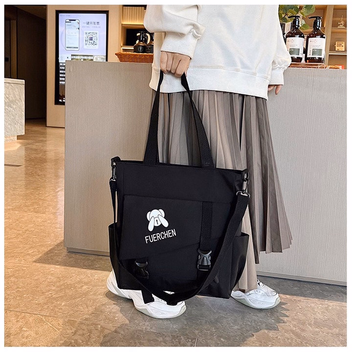 Túi Tote Đeo Chéo Unisex Phong Cách Hàn Quốc – Siêu Chất, Cực Trendy Pp772 - Pipi Store - Ảnh 12